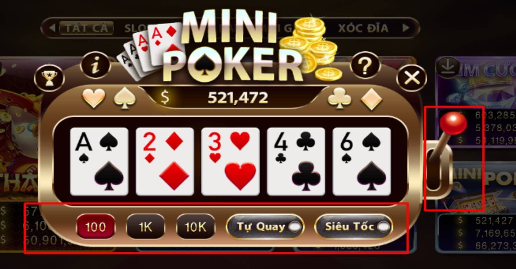 Giai ma game no hu Mini Poker Sunwin an hu 49 000 000