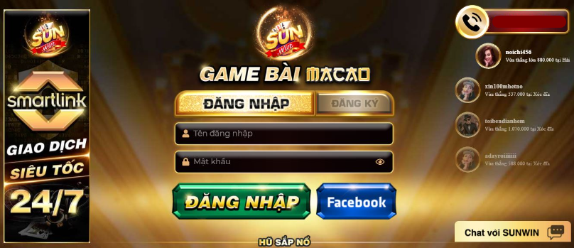 Truy cập cổng game Sunwin để chơi xì tố