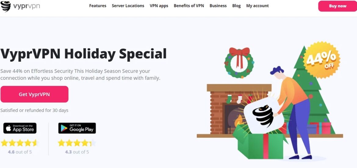 Bạn có thể tạo tài khoản và mua gói sử dụng ngay trên website của VyprVPN