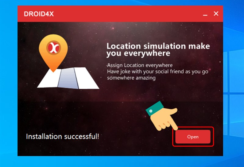 Mở phần mềm Droid4X 