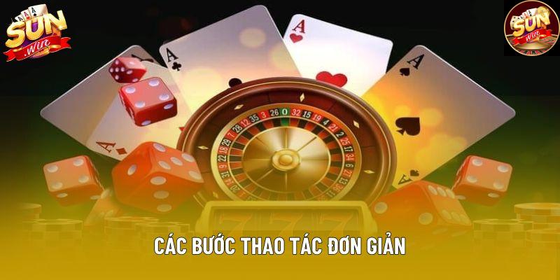 Các bước thao tác đơn giản