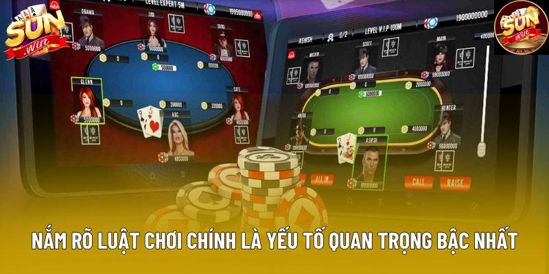 Nắm rõ luật chơi chính là yếu tố quan trọng bậc nhất Nắm rõ luật chơi chính là yếu tố quan trọng bậc nhất