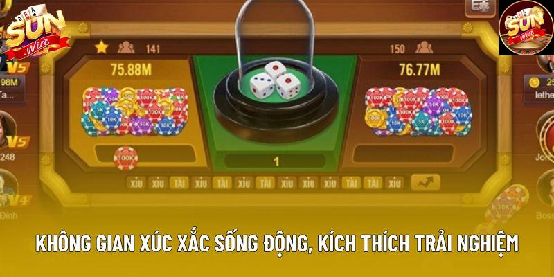 Không gian xúc xắc sống động, kích thích trải nghiệm
